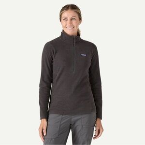 Patagonia NEW Women’s R1 Air Zip Neck Technical Fleece Pullover Black Size L